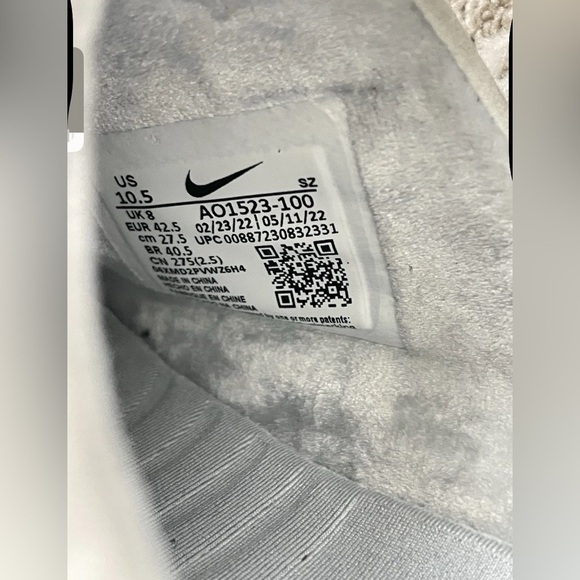 Nike AF1 Lover XX Sneaker Mule Slip on Shoes White Hands Free - Picture 5 of 9